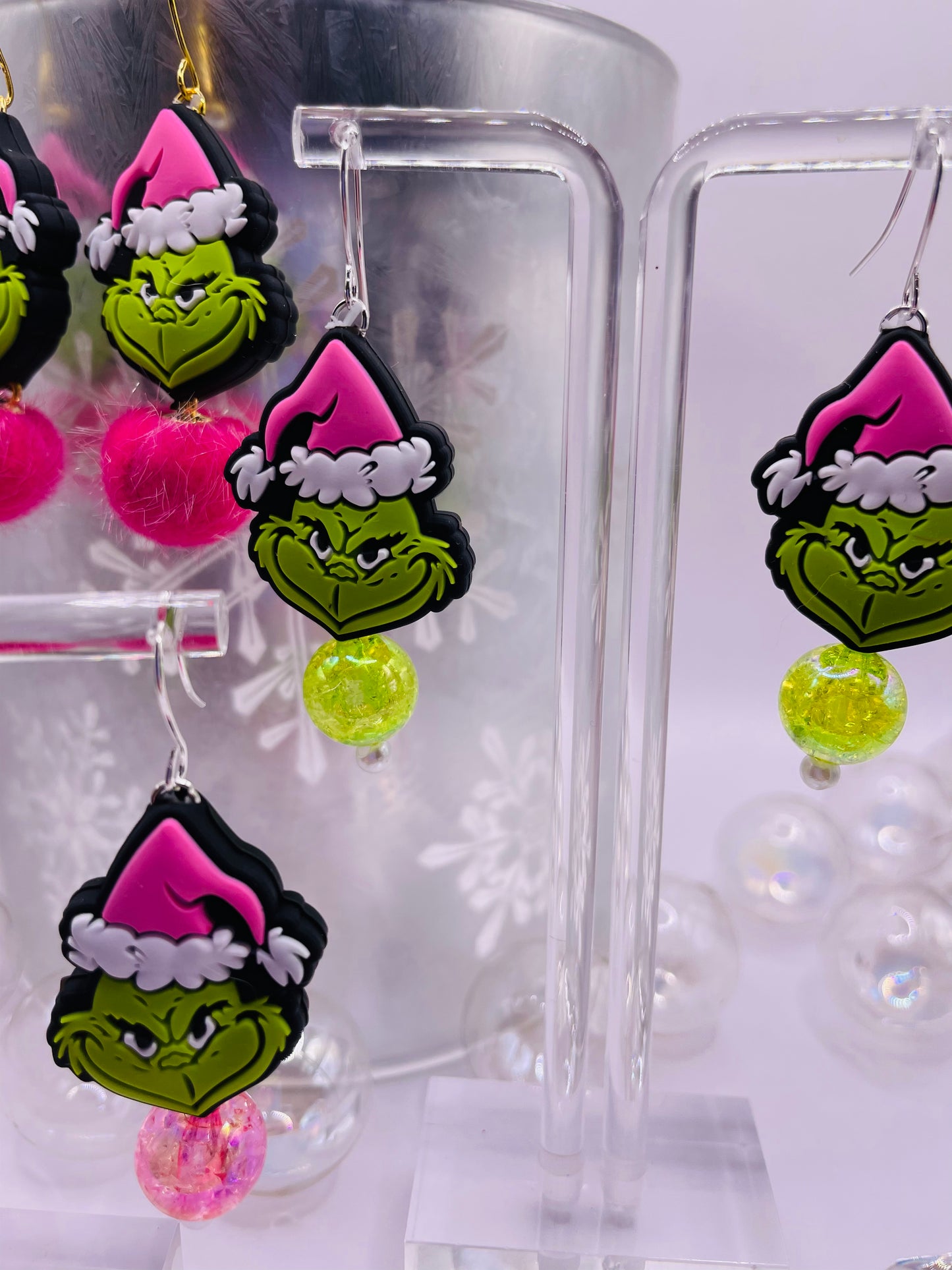 Grinch is the new Barbie Earrings