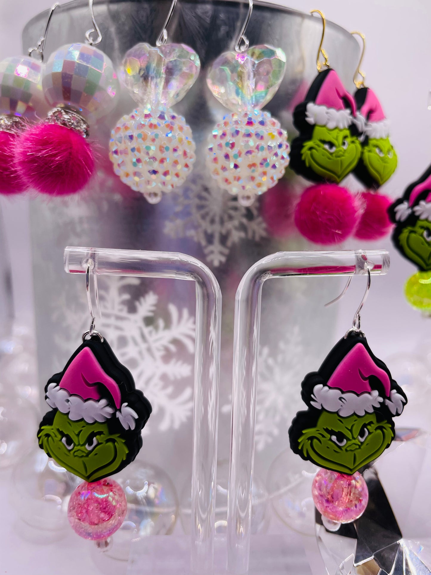 Grinch is the new Barbie Earrings