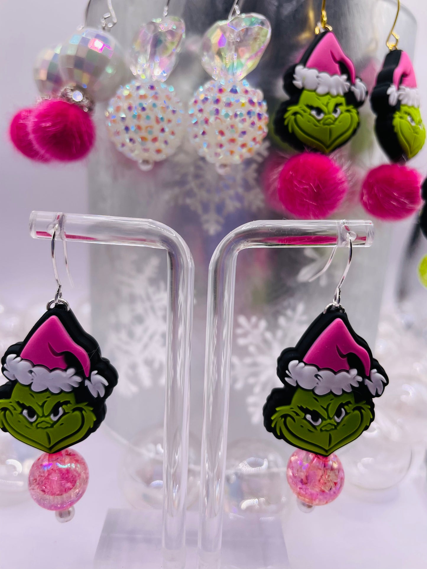 Grinch is the new Barbie Earrings