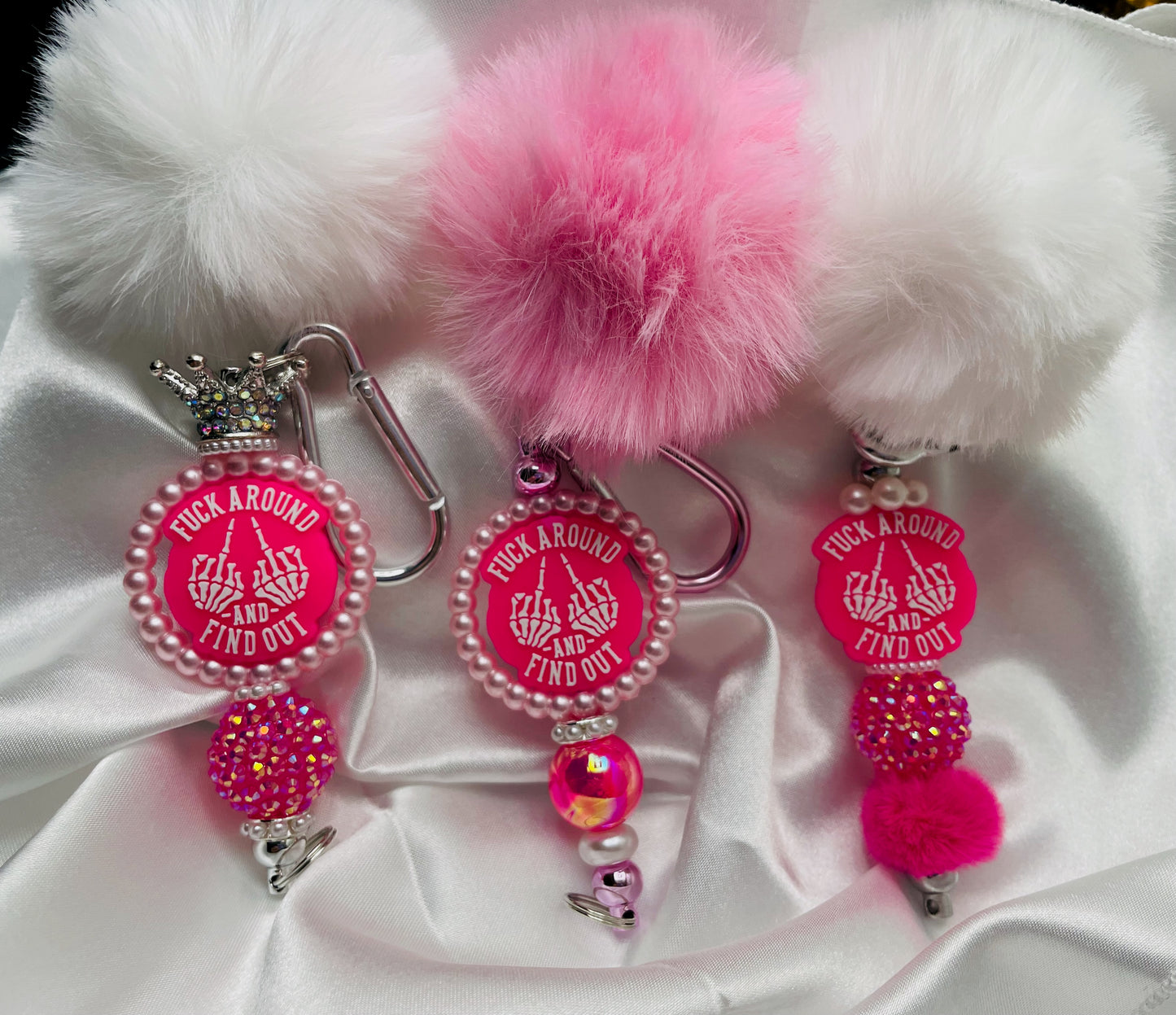 Pink F.A.F.O Key Ring
