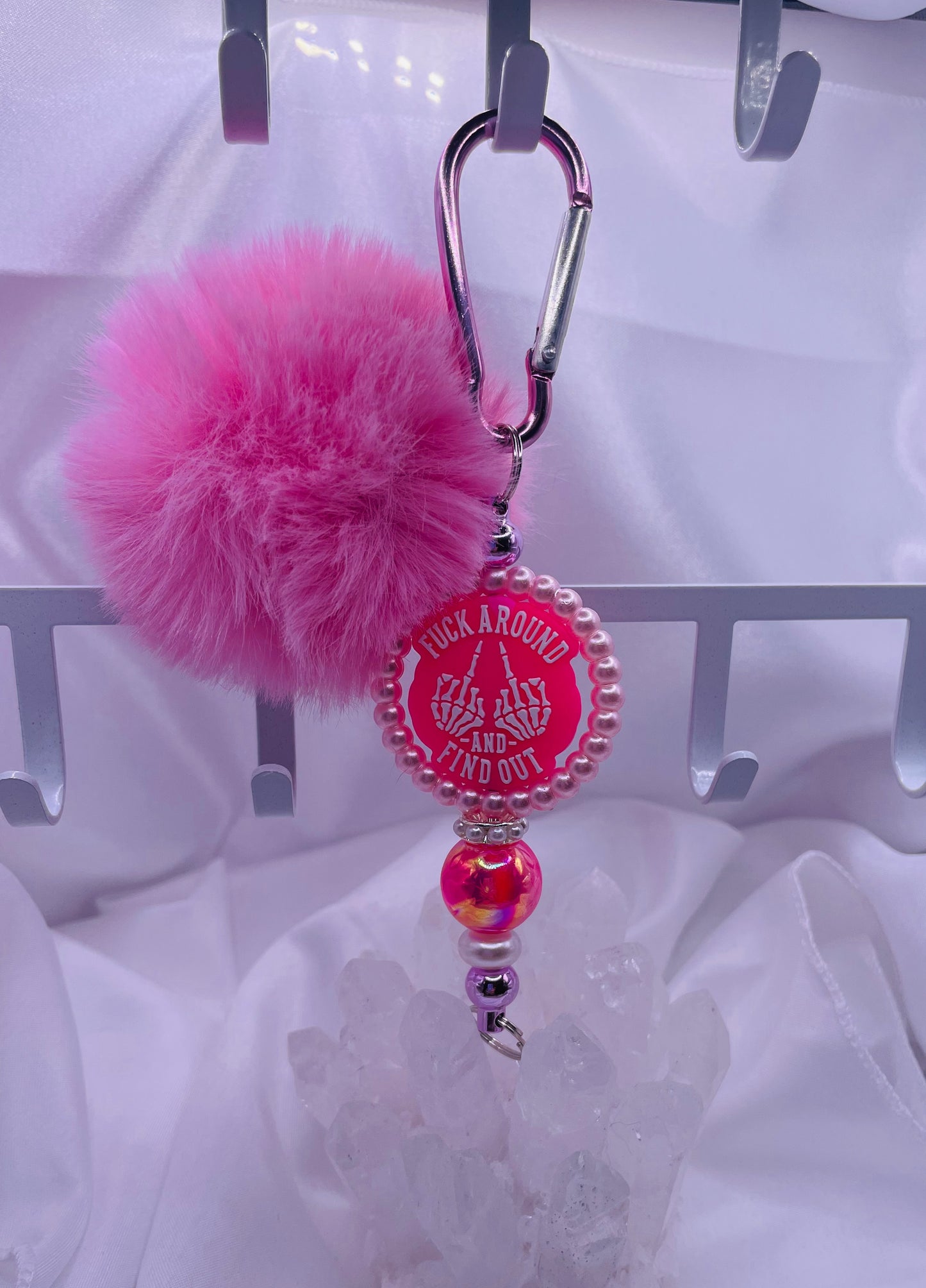 Pink F.A.F.O Key Ring