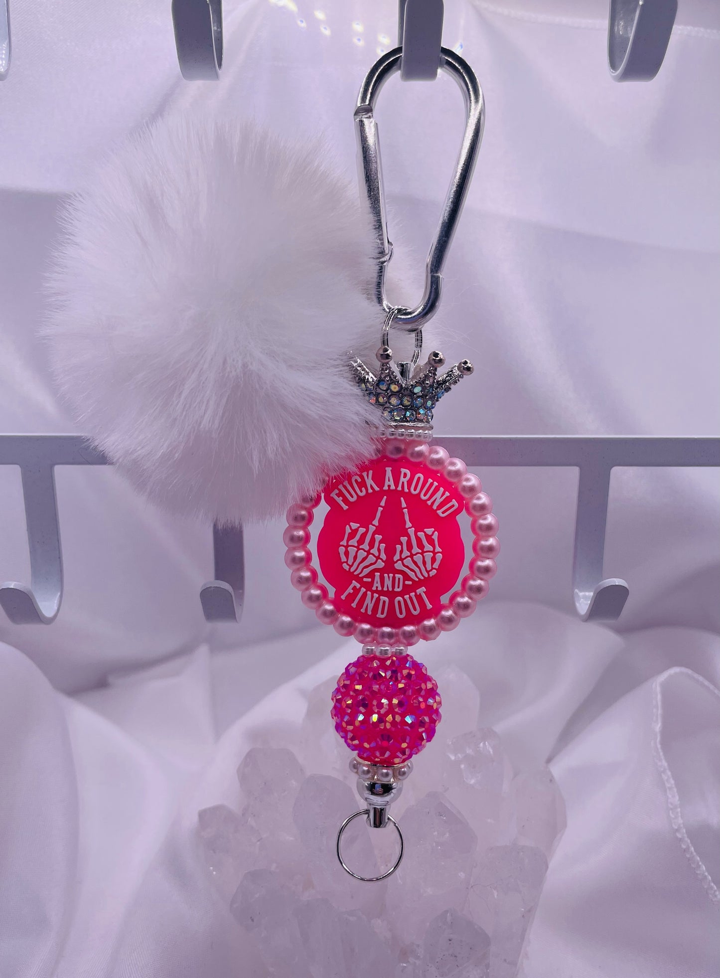 Pink F.A.F.O Key Ring