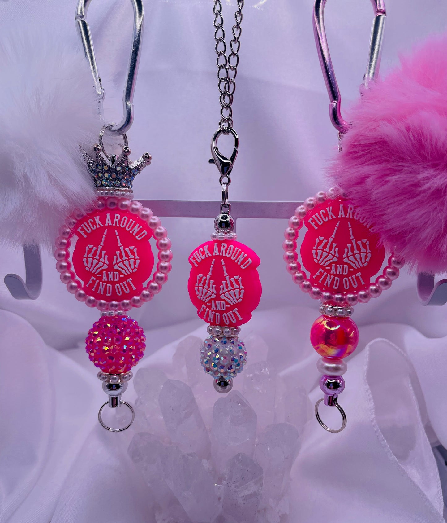 Pink F.A.F.O Key Ring