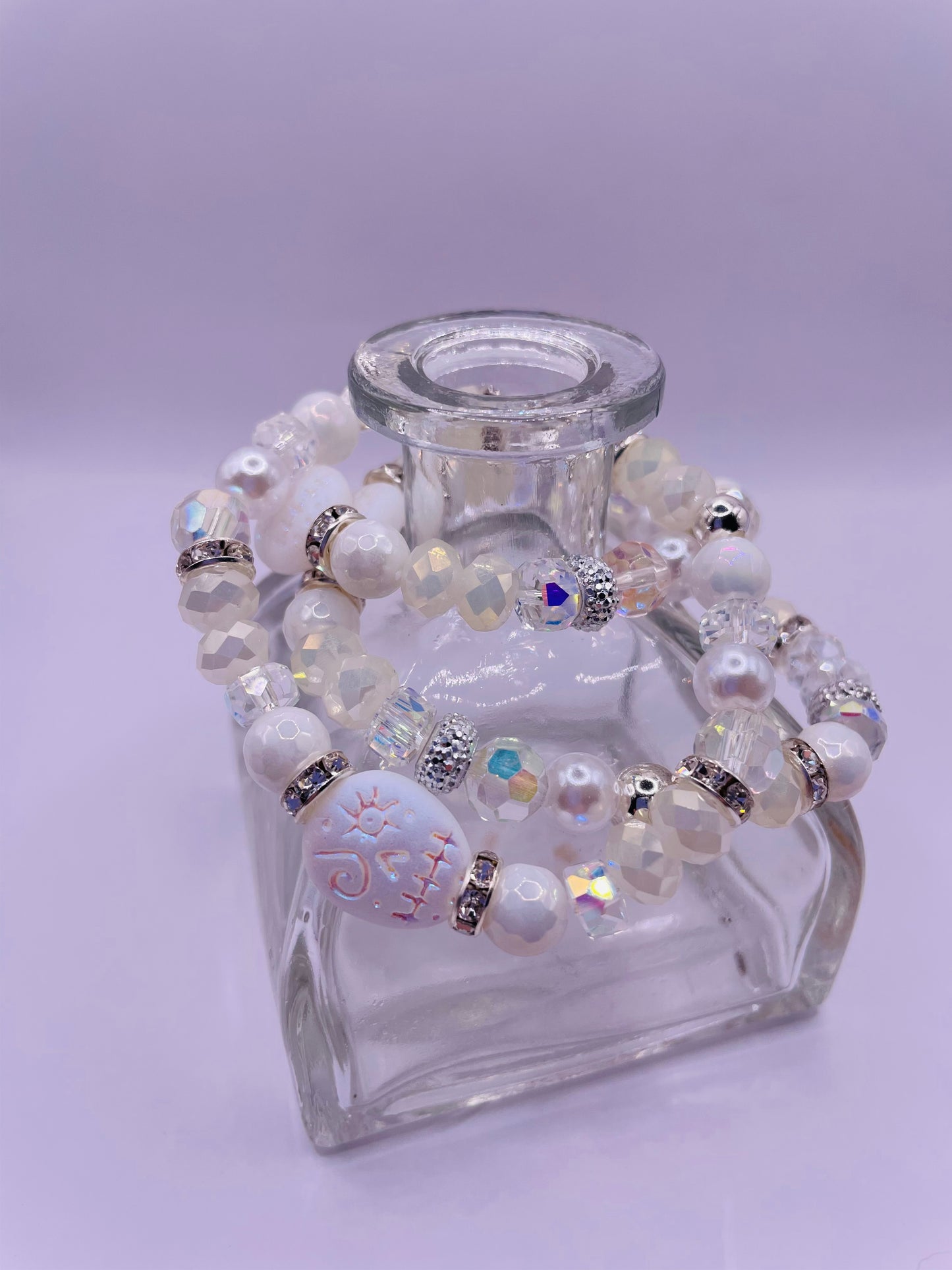 Czech Glass Beaded Stretch Bracelets