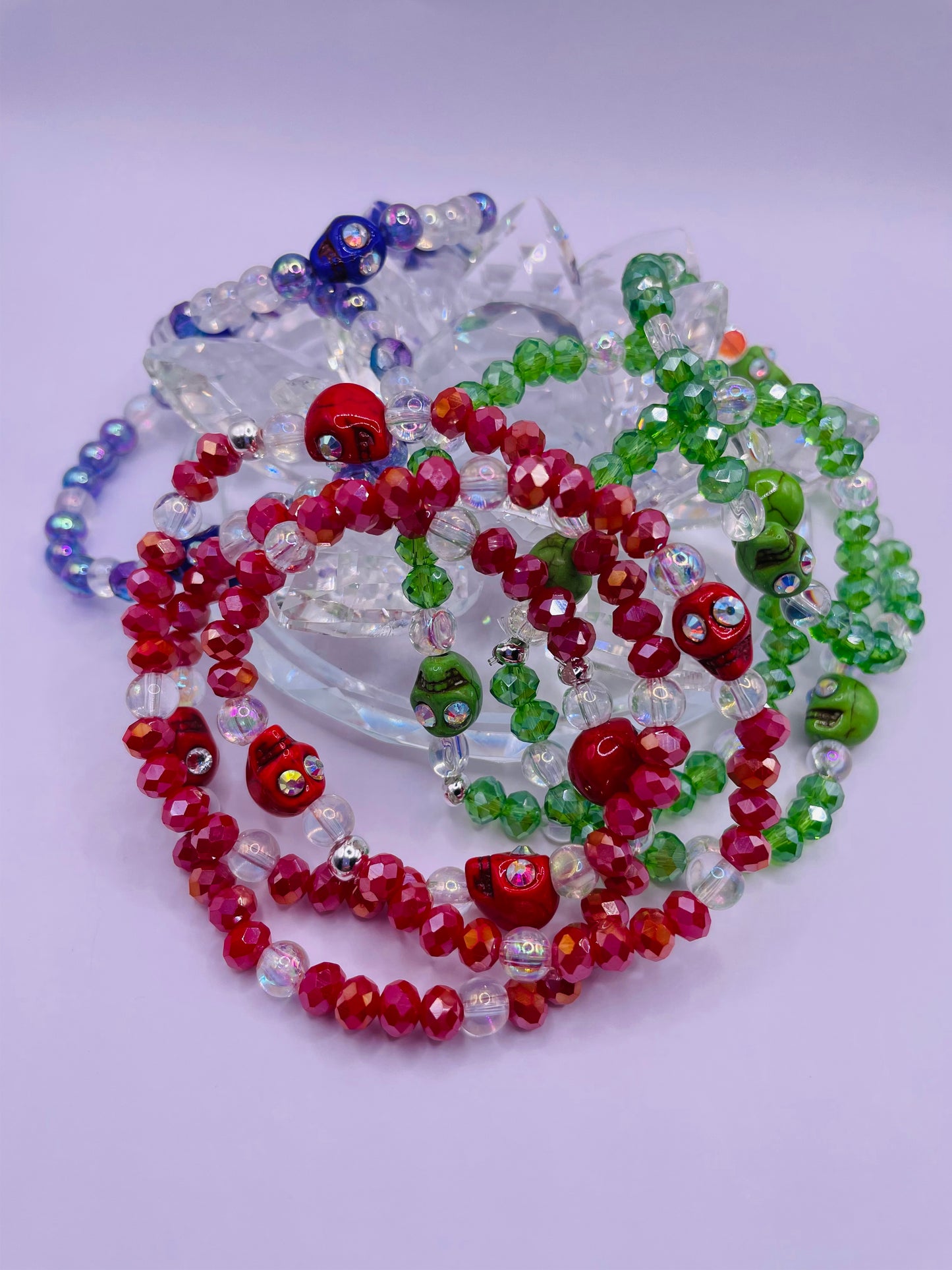 Lil Shimmer Skull Bracelet