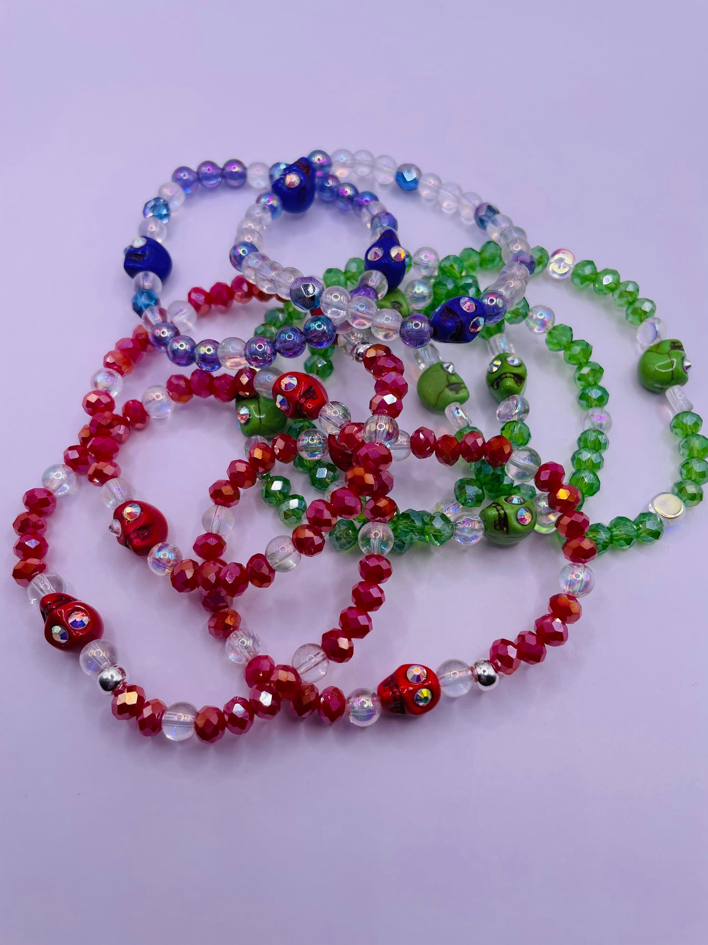 Lil Shimmer Skull Bracelet