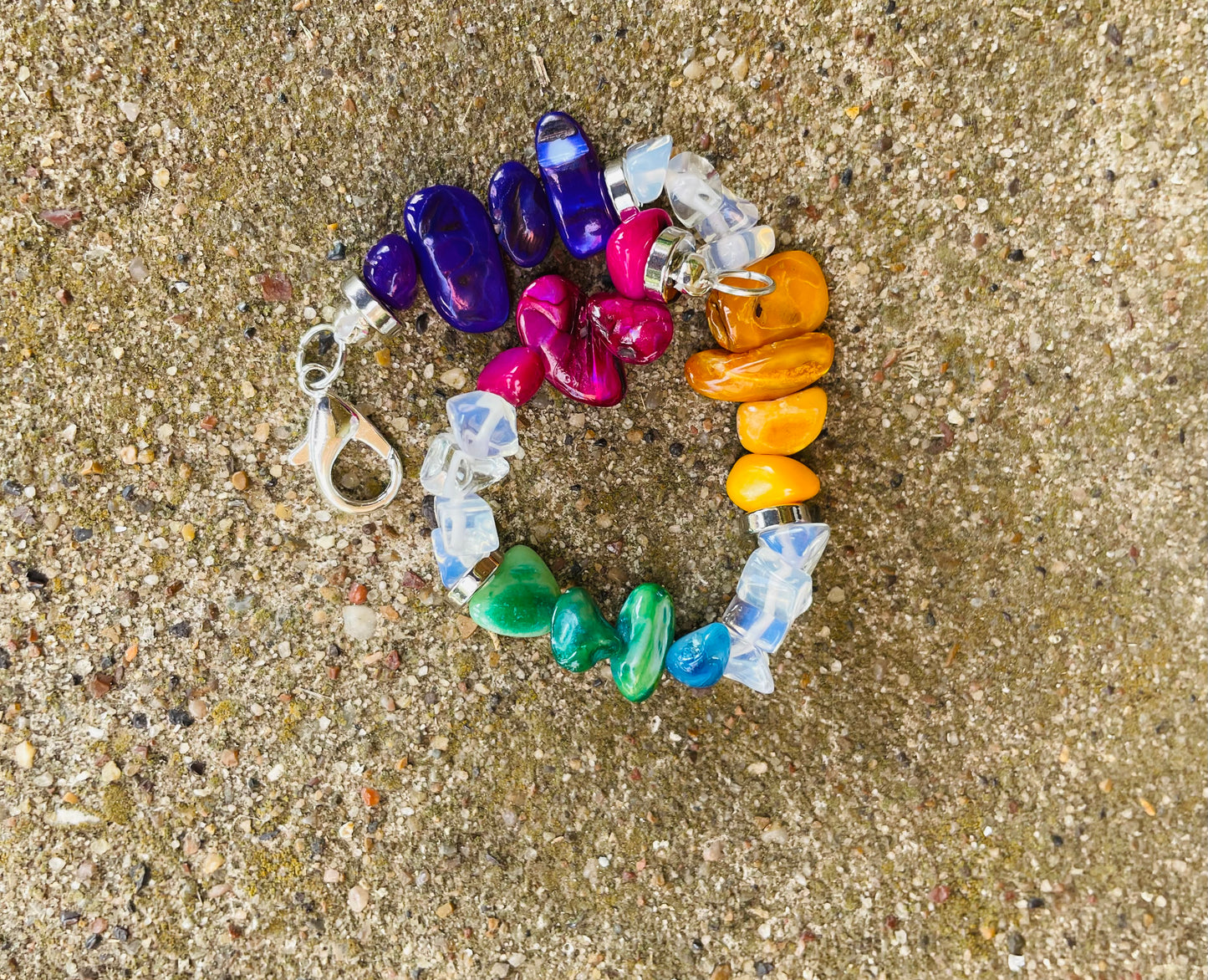 Gemstone Chip Bead Bracelets