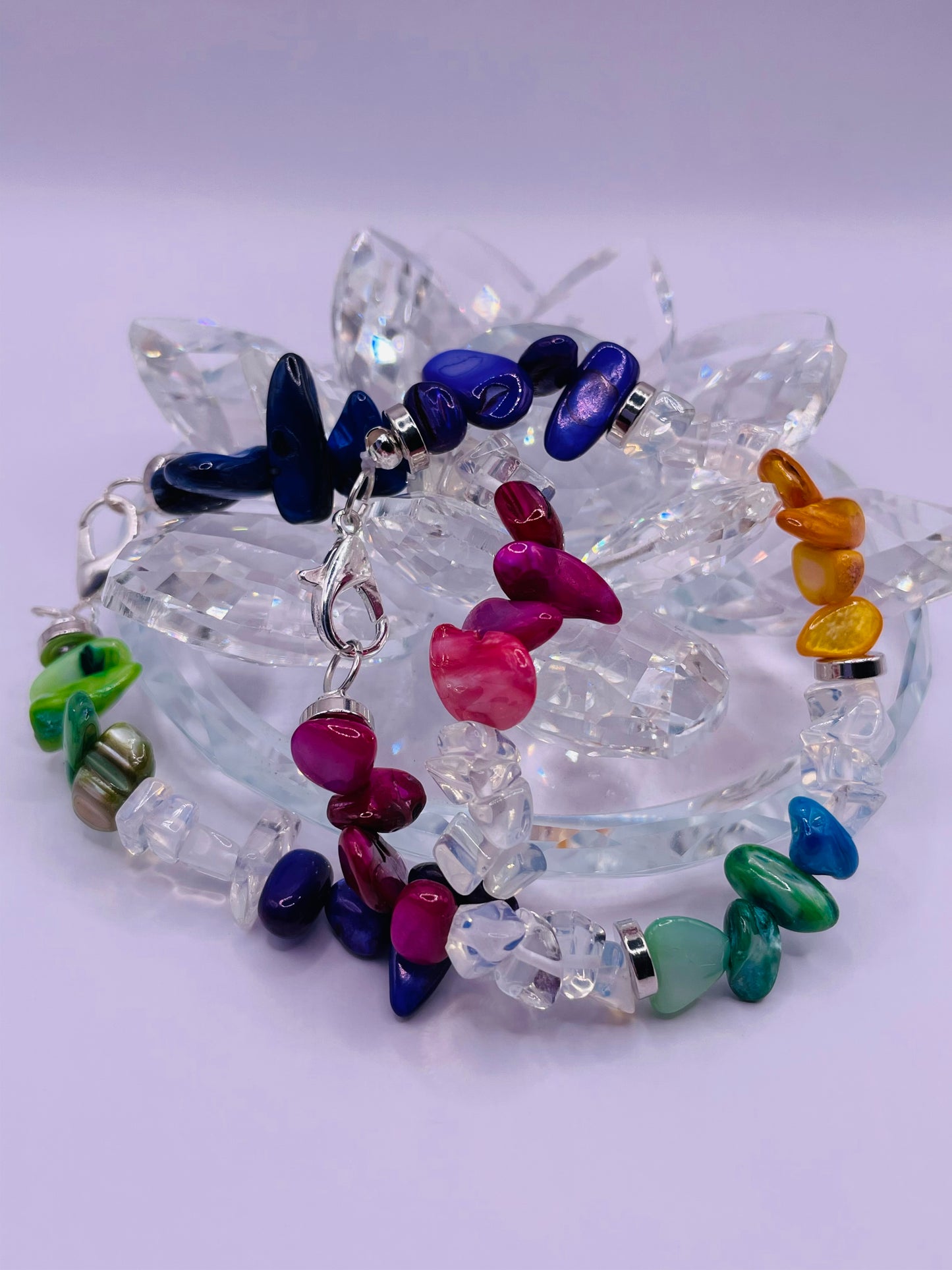 Gemstone Chip Bead Bracelets