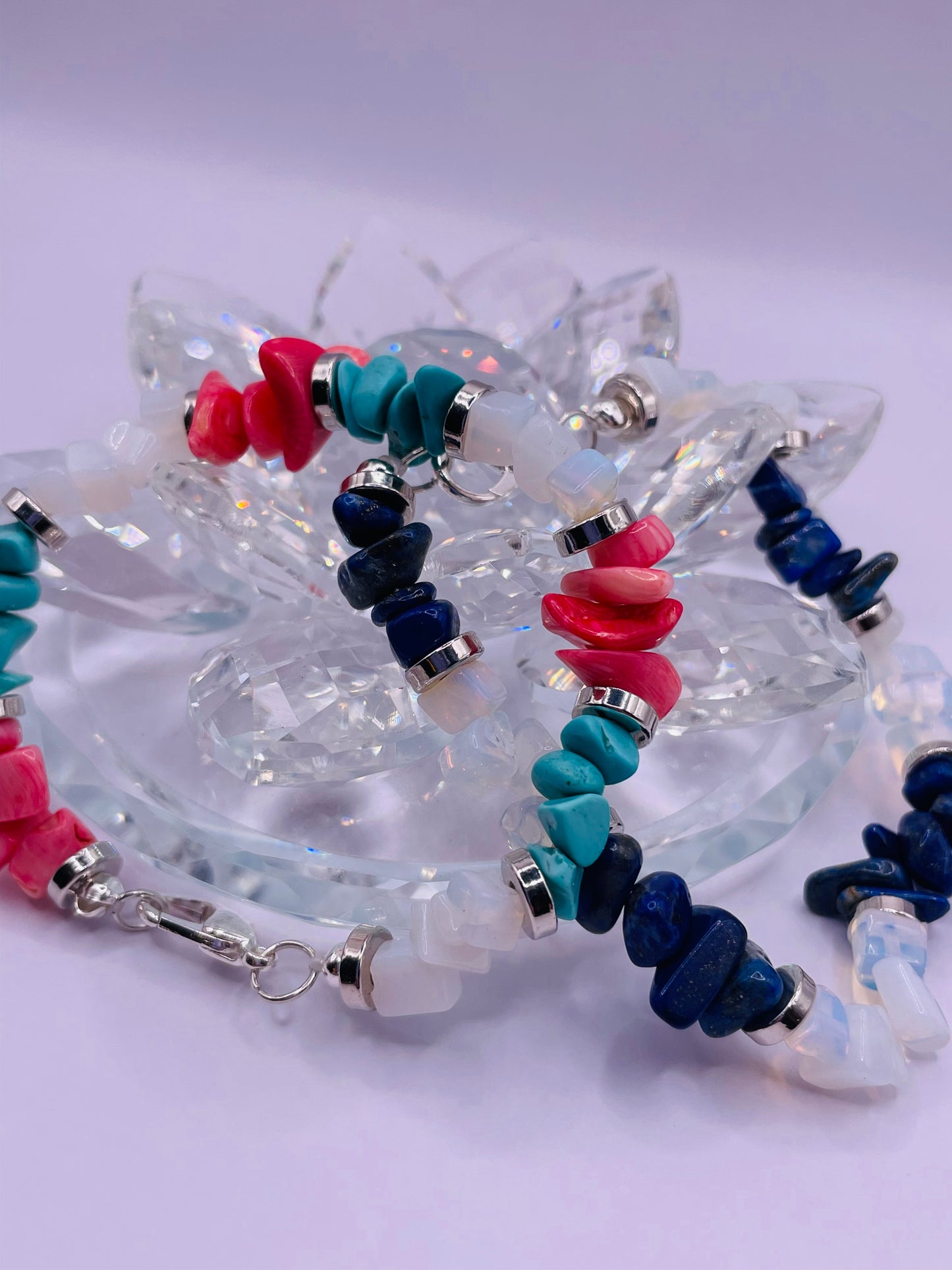 Gemstone Chip Bead Bracelets
