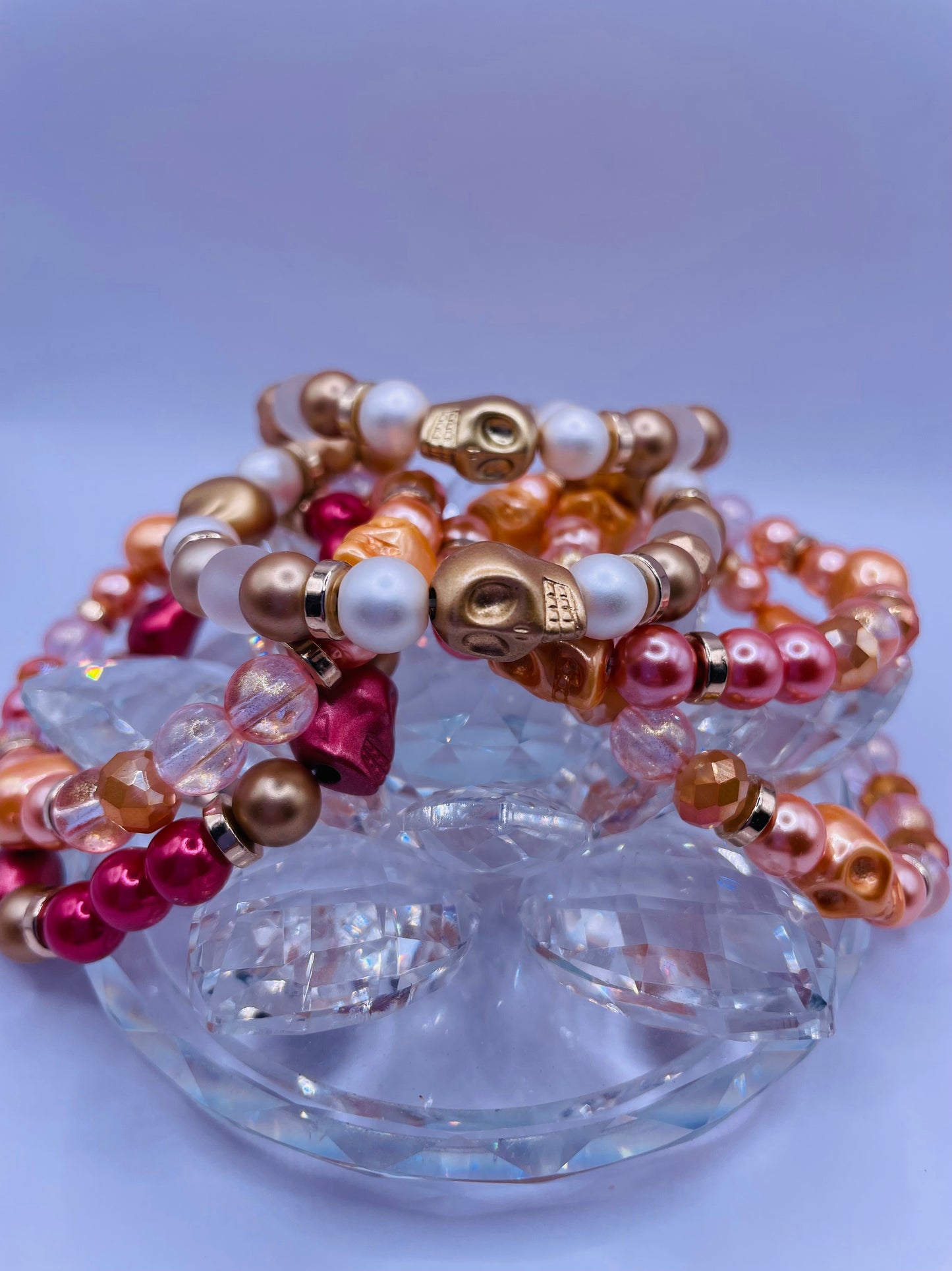Fall Metallics Skull Bracelet