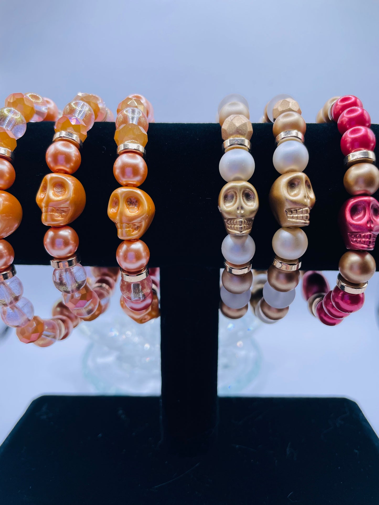 Fall Metallics Skull Bracelet
