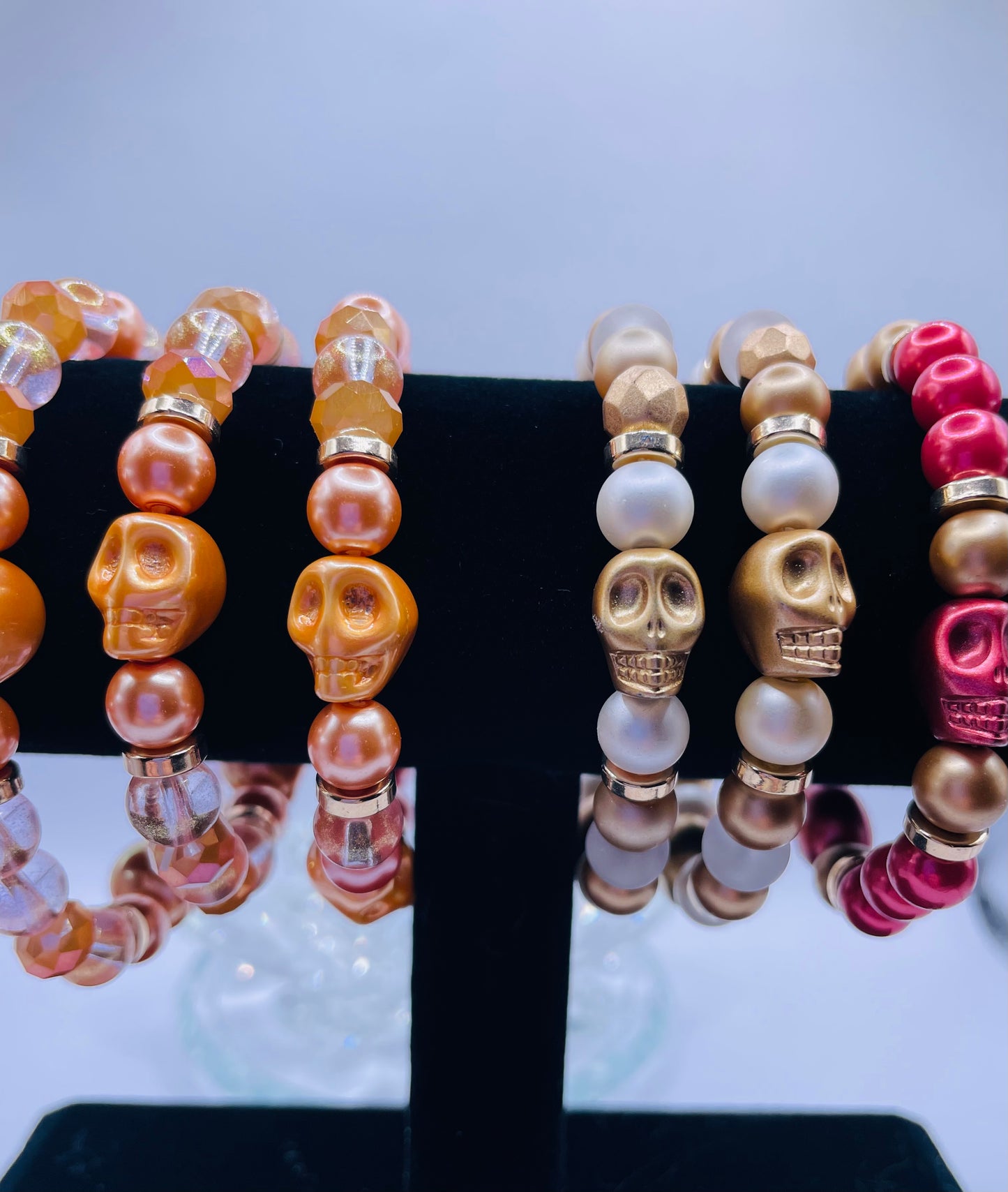 Fall Metallics Skull Bracelet