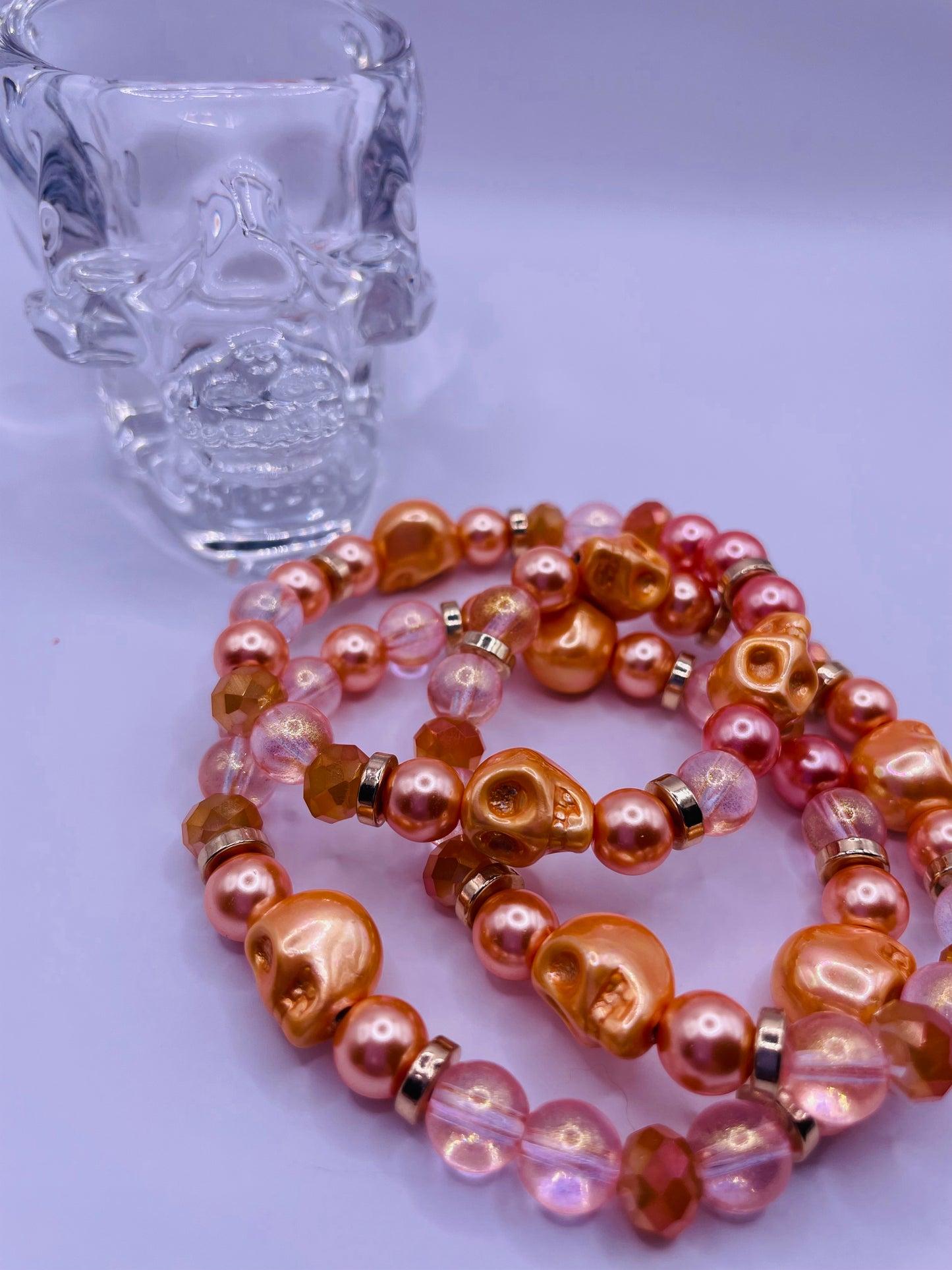 Fall Metallics Skull Bracelet
