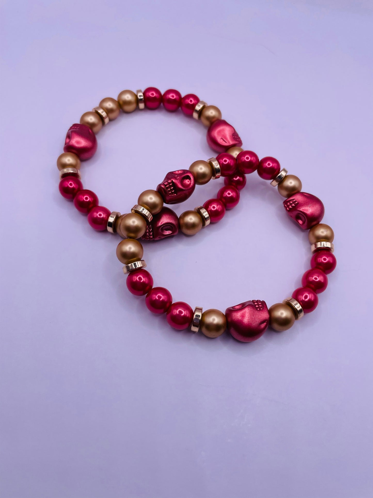 Fall Metallics Skull Bracelet