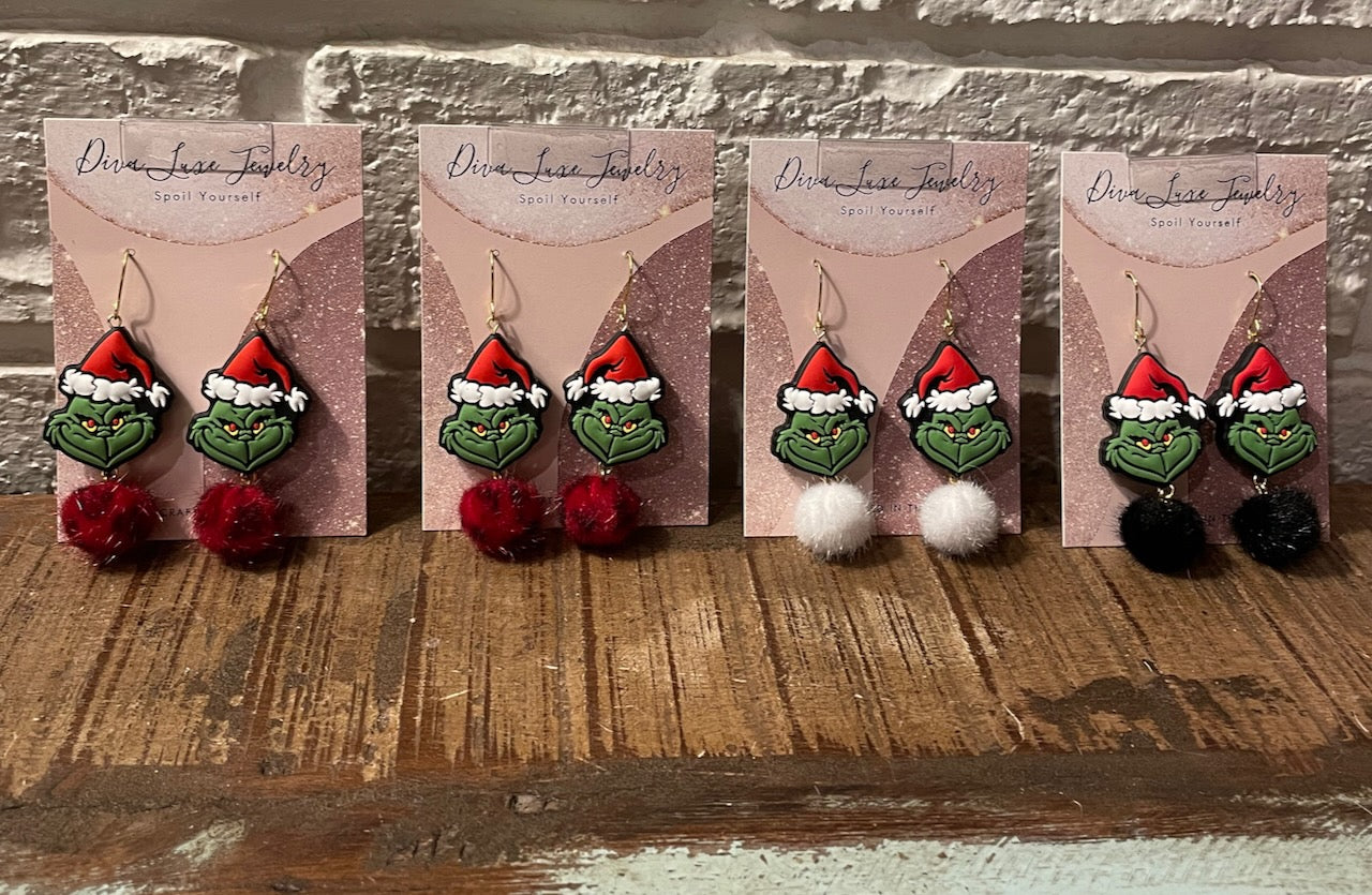 Grinch Earrings