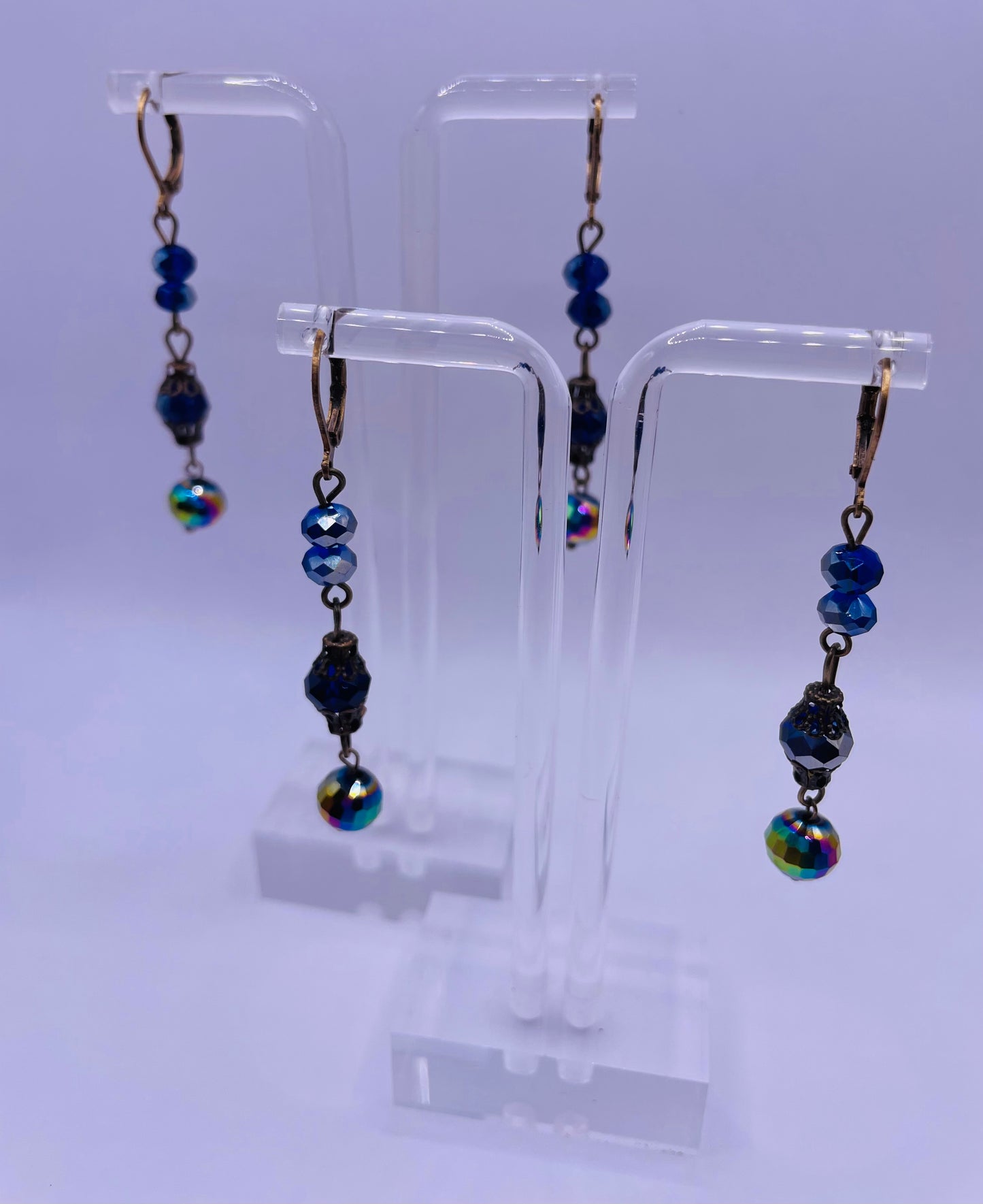 Boho Brilliant Blue Earrings
