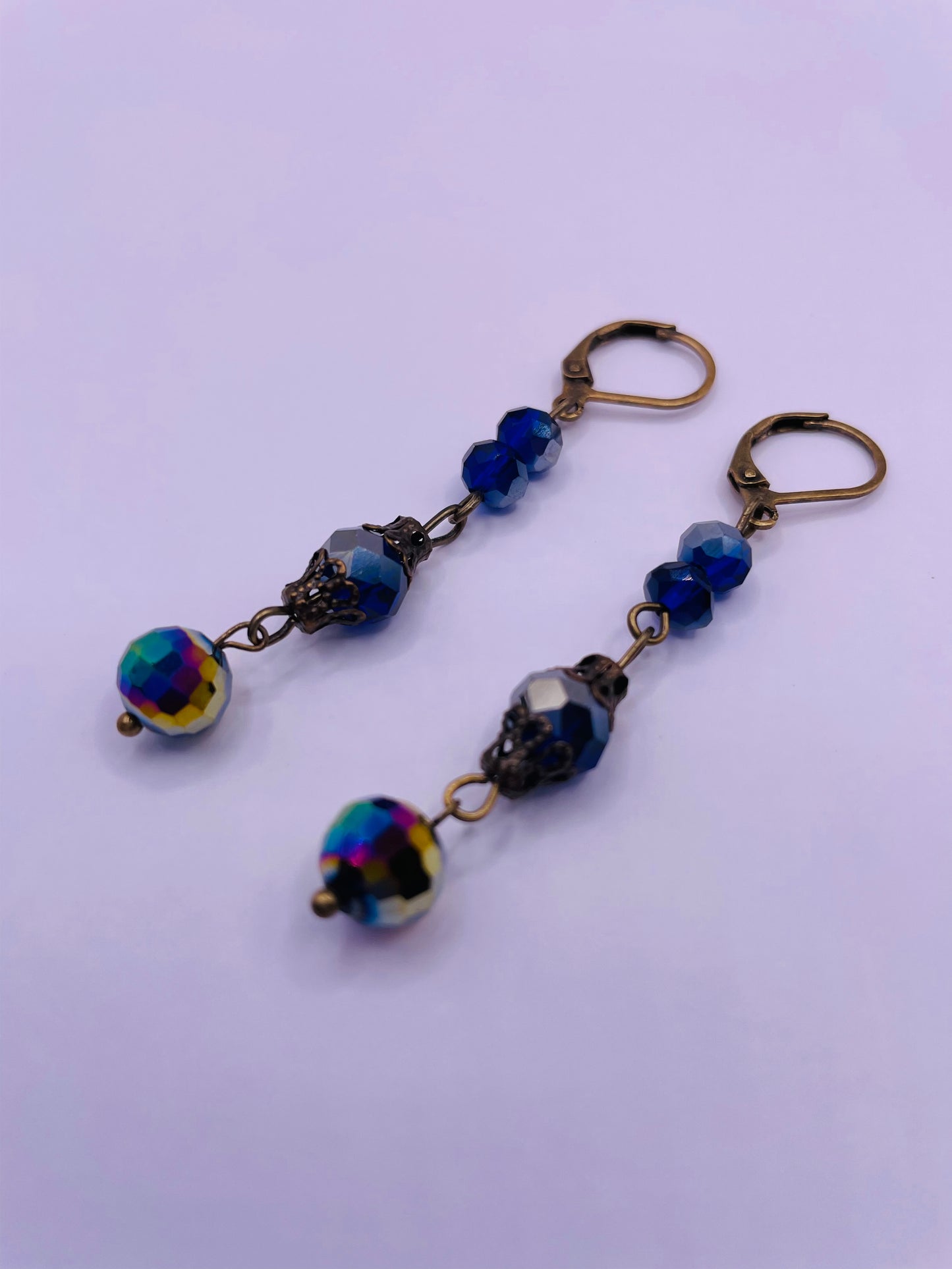 Boho Brilliant Blue Earrings