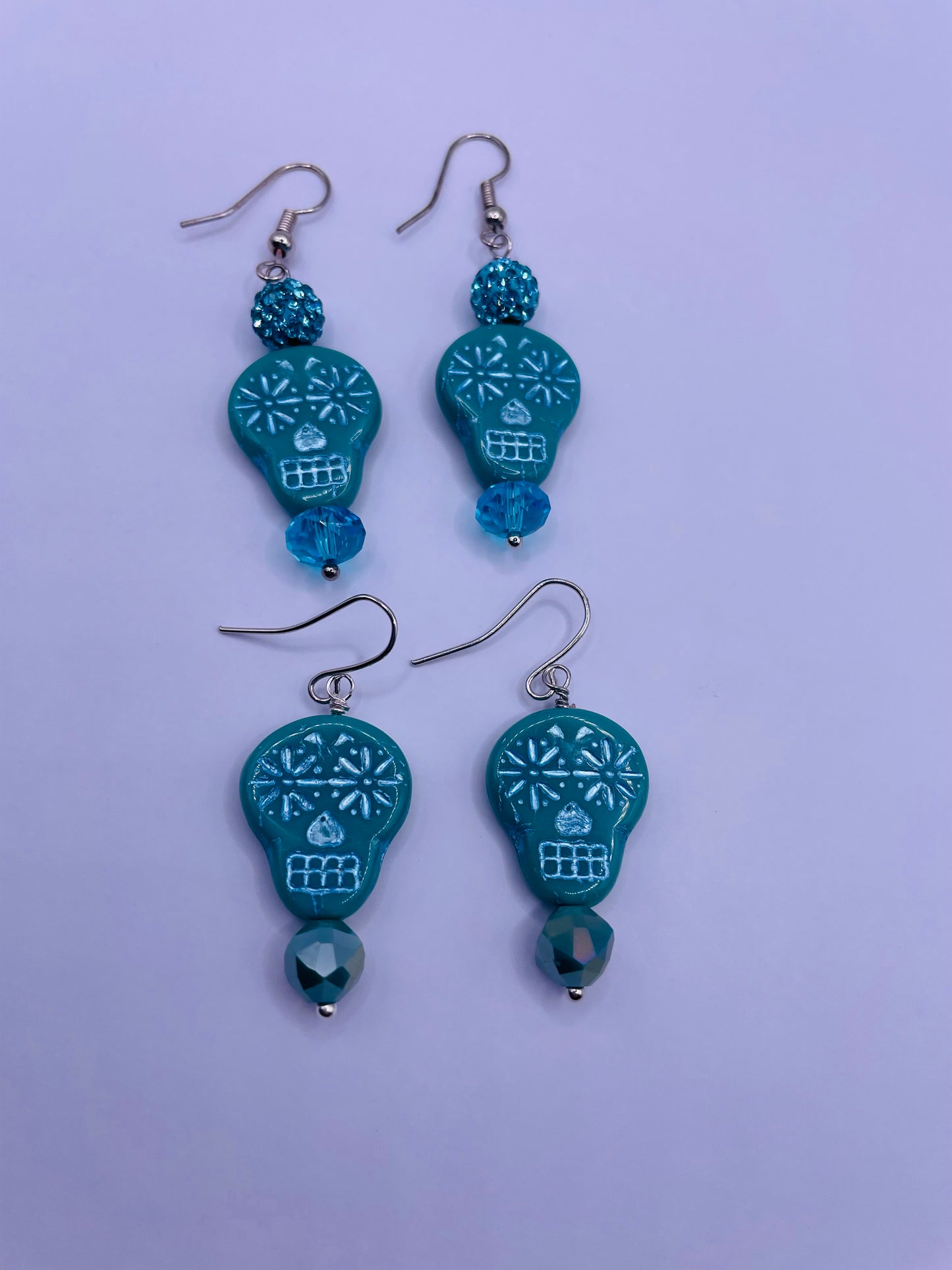 Spring Skull Earrings
