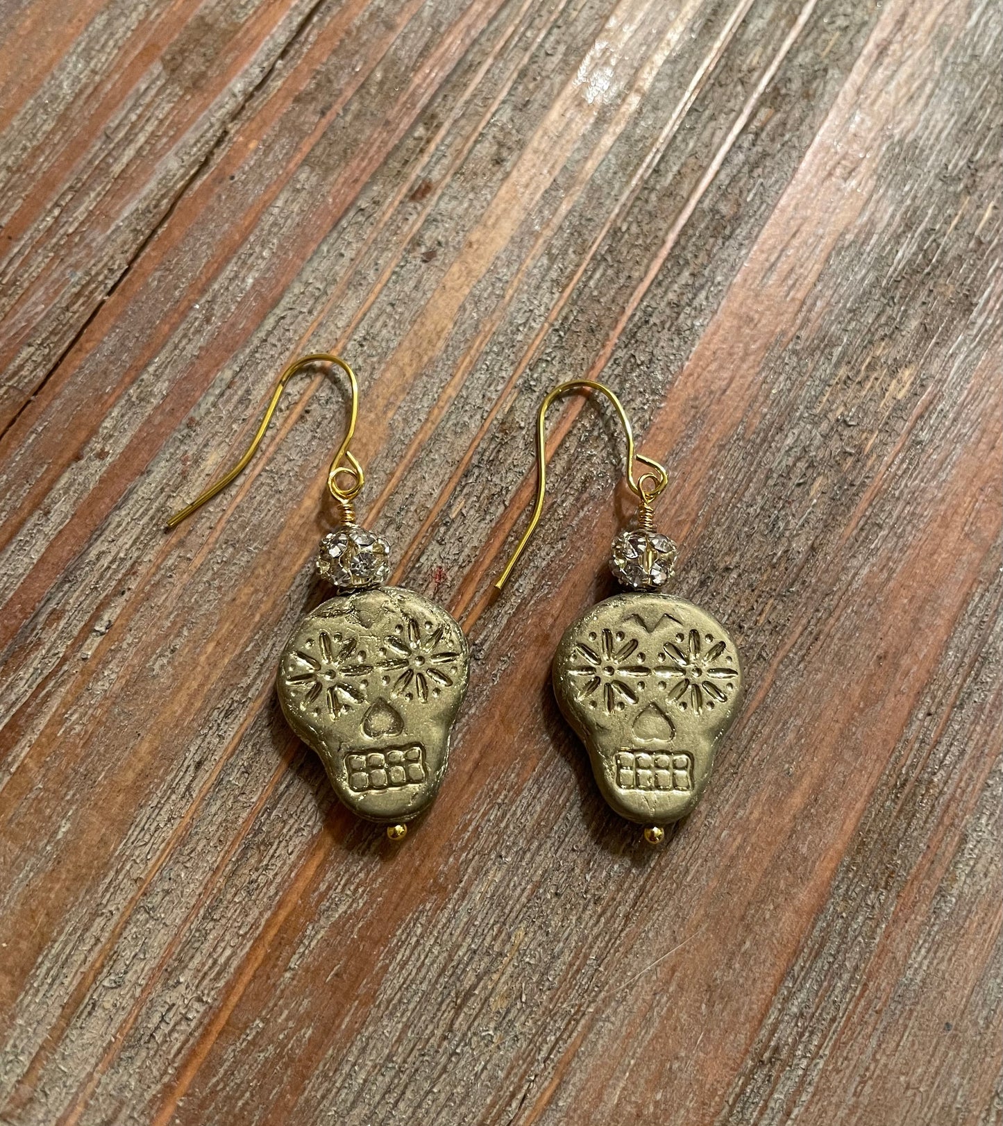 Spring Skull Earrings