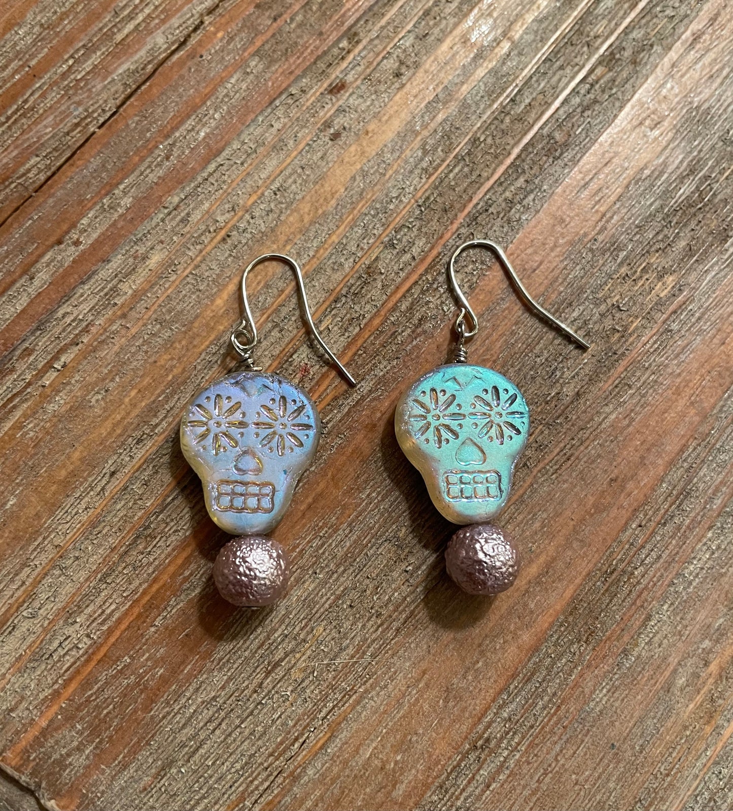 Spring Skull Earrings