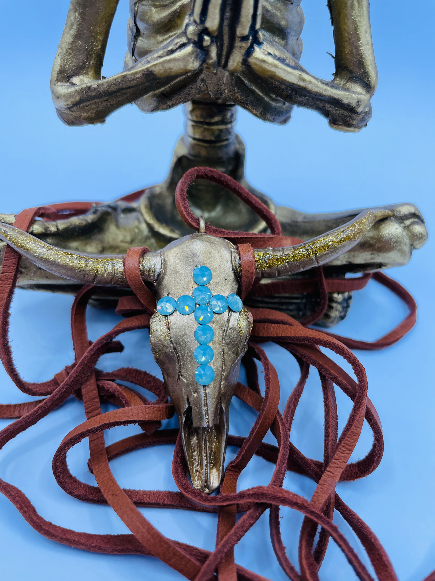 Golden Skull Necklace