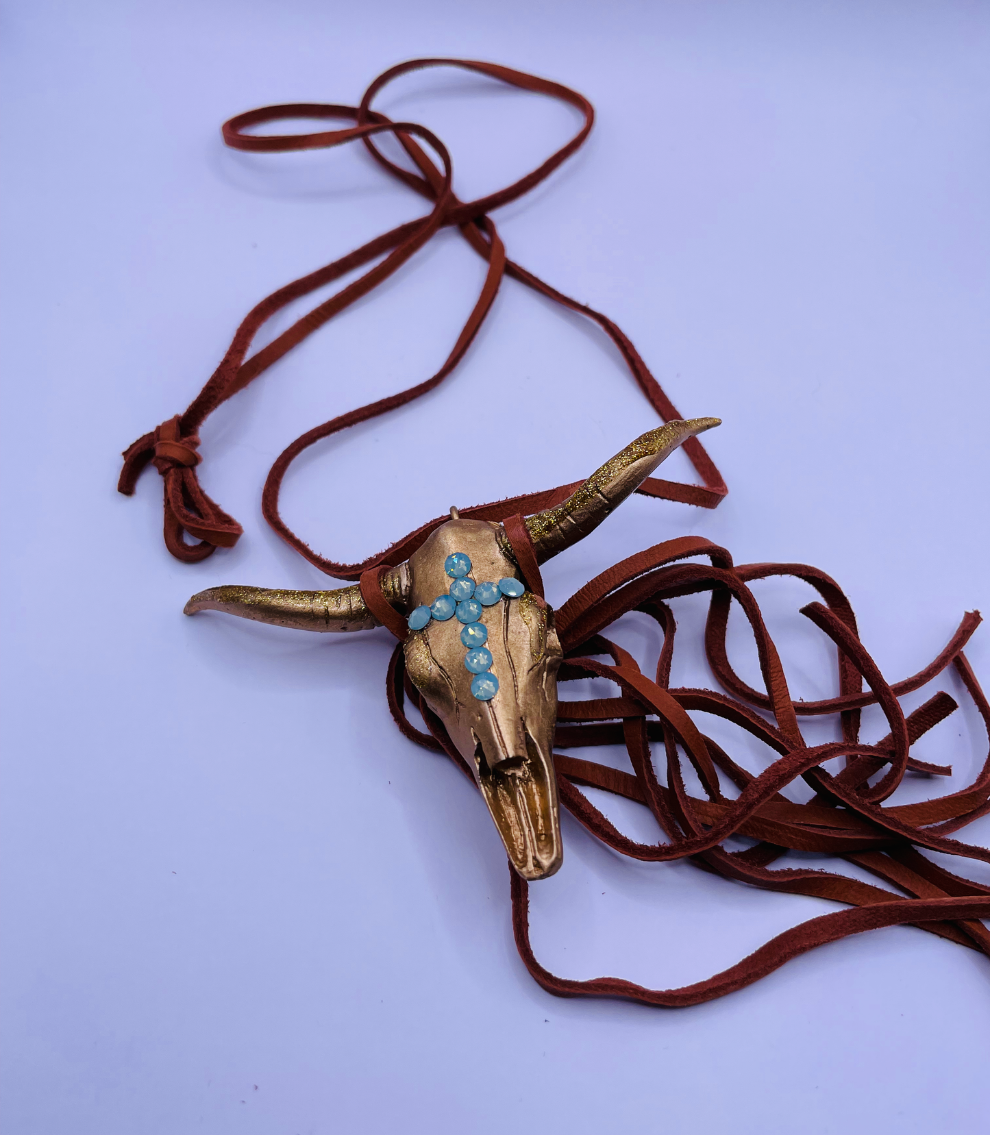 Golden Skull Necklace