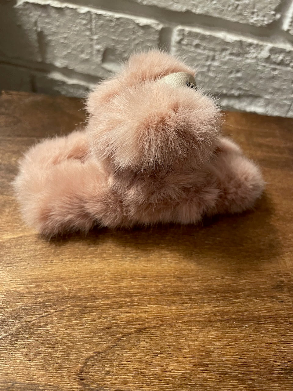 Large Mink Fur Claw Clip