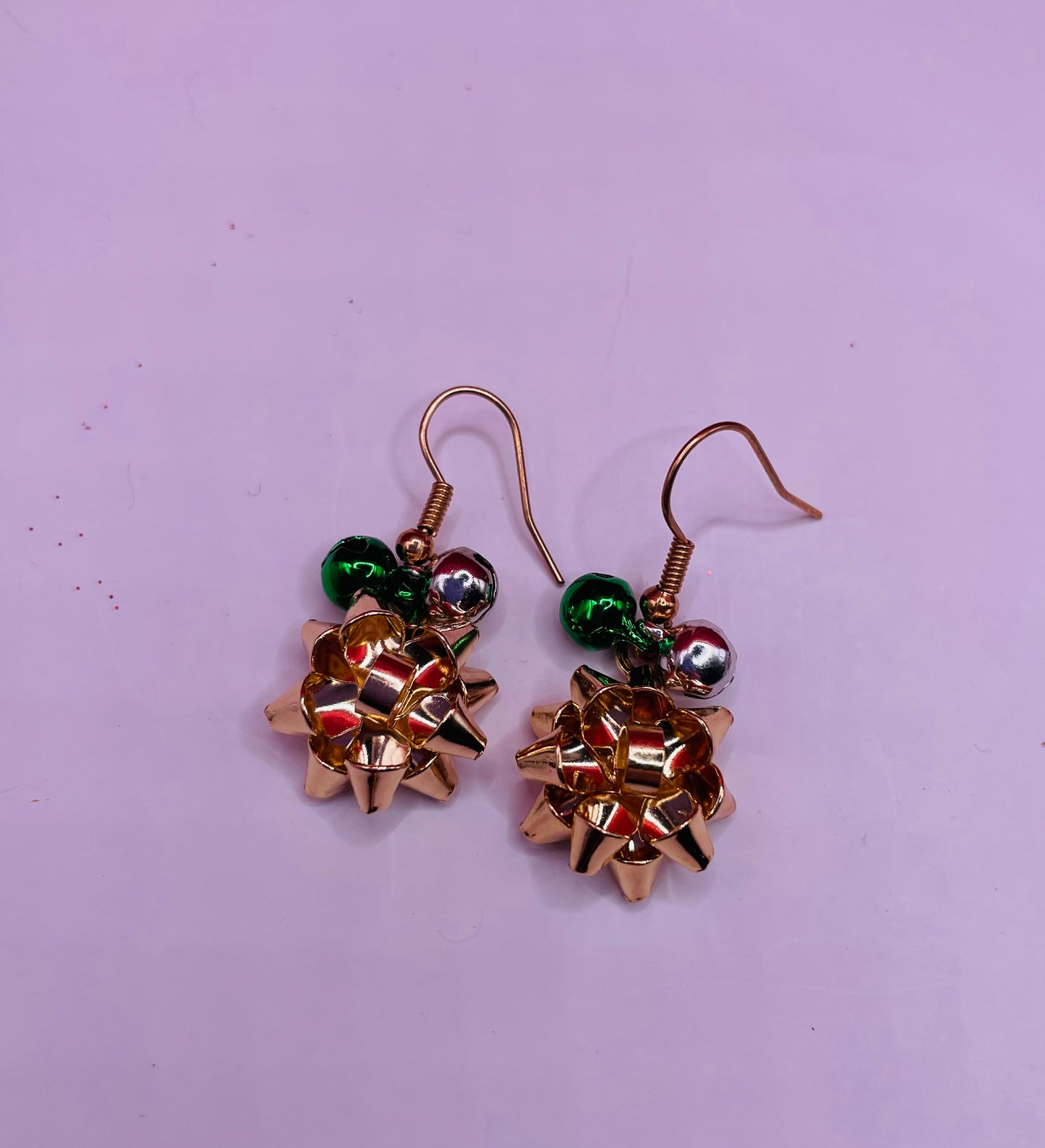 Christmas Bow Earrings