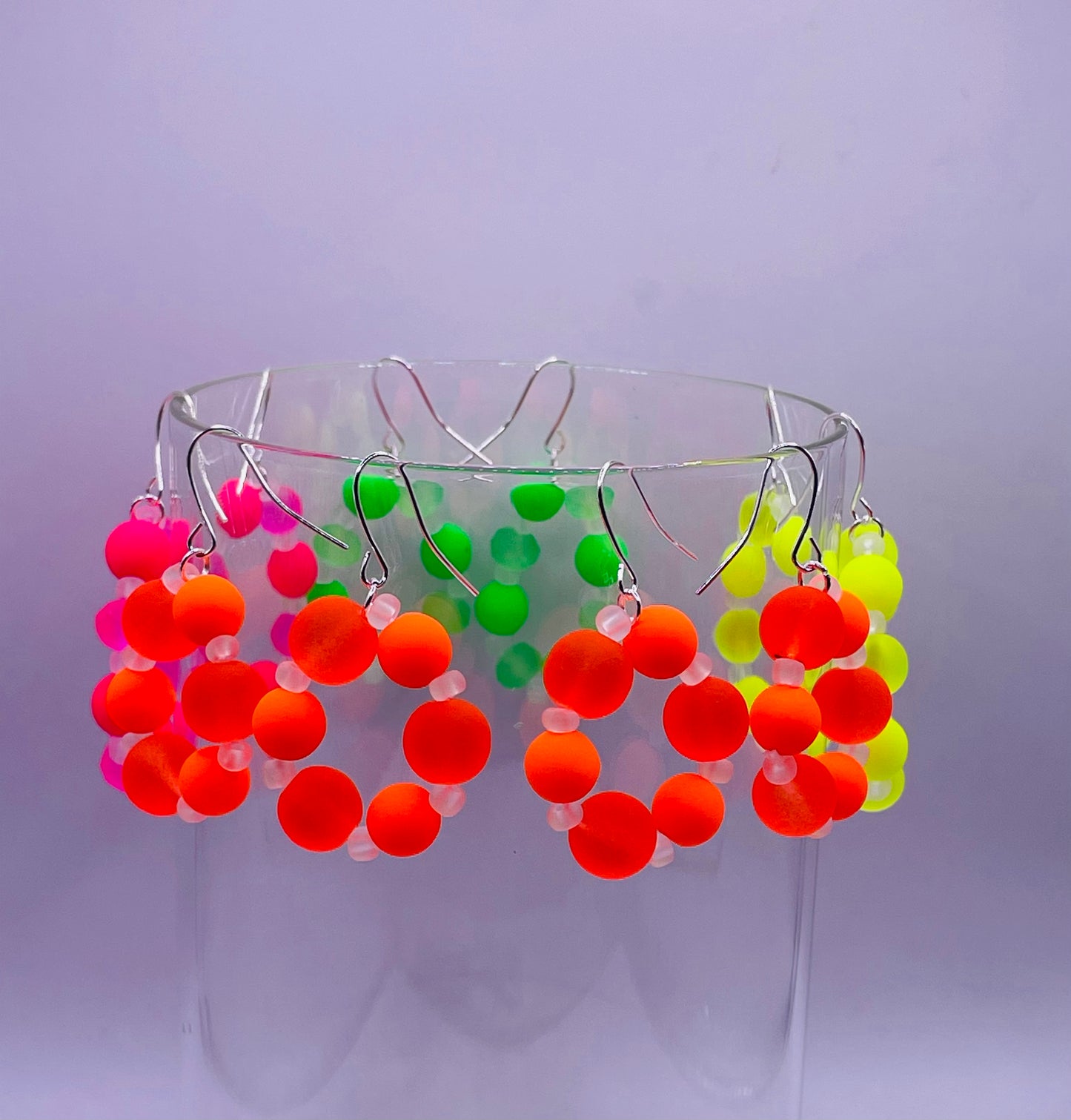 Nostalgic Neon Earrings