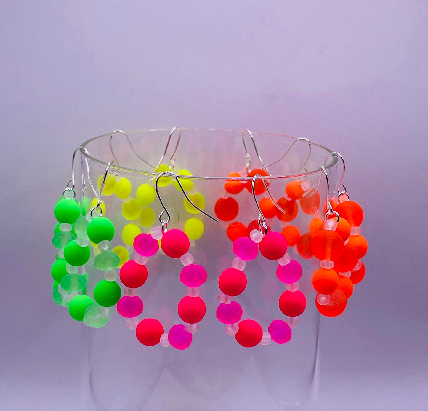 Nostalgic Neon Earrings