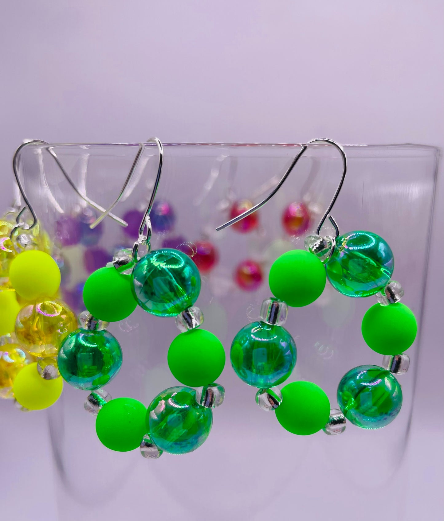 VIBRANT NEON HOOPS