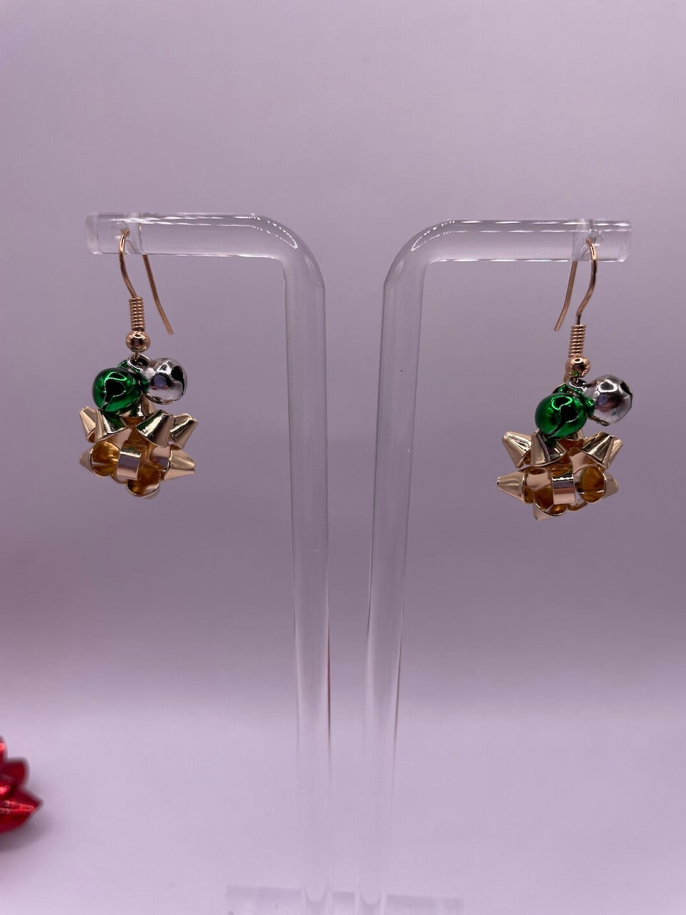 Christmas Bow Earrings