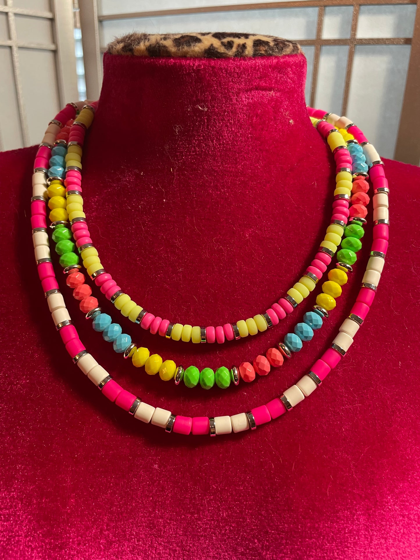 Summer Hot Neon Necklace