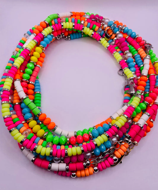 Summer Hot Neon Necklace