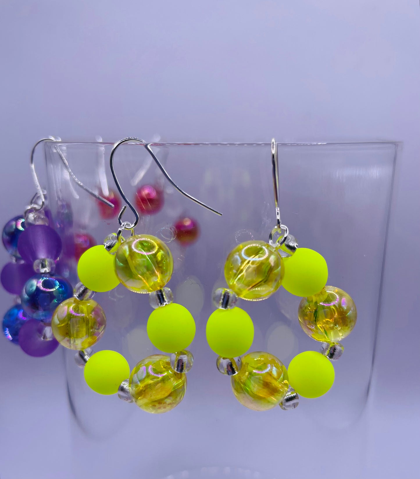 VIBRANT NEON HOOPS