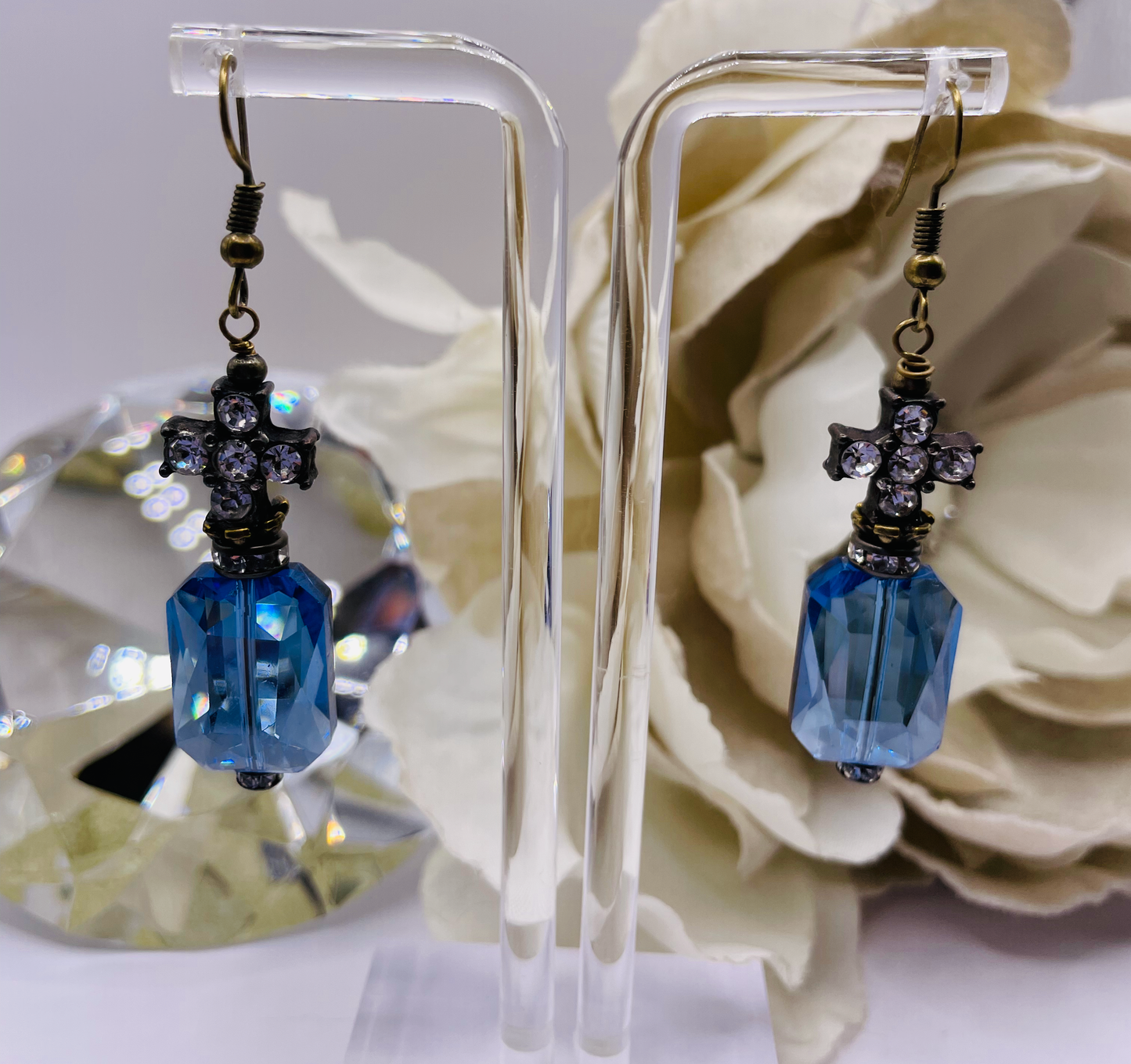 Blue Faith Earrings 2 colors available